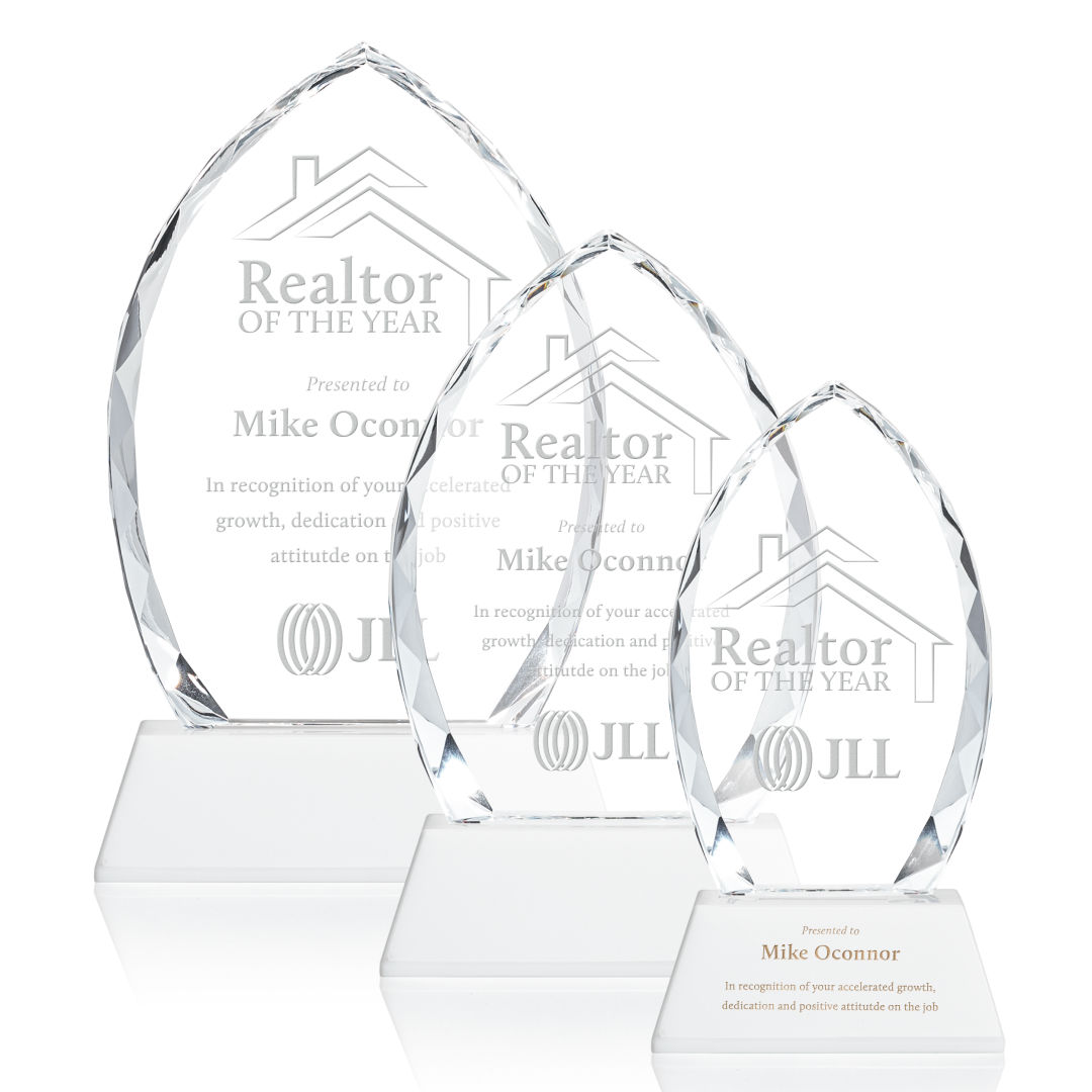 Wilton Award on Newhaven Base - White