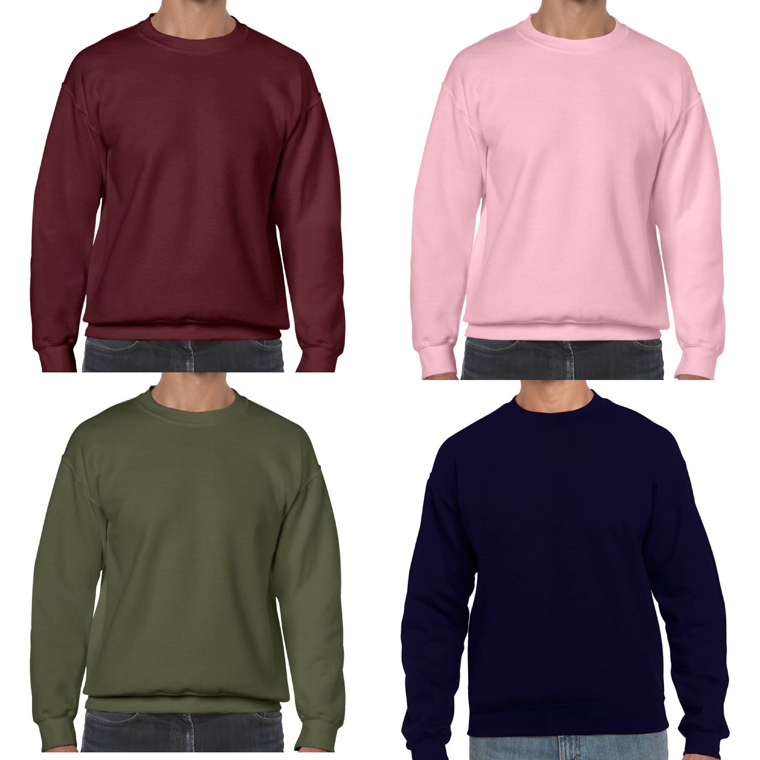 Adult 7.75 oz. Cotton Blend Crewneck Sweatshirt 11