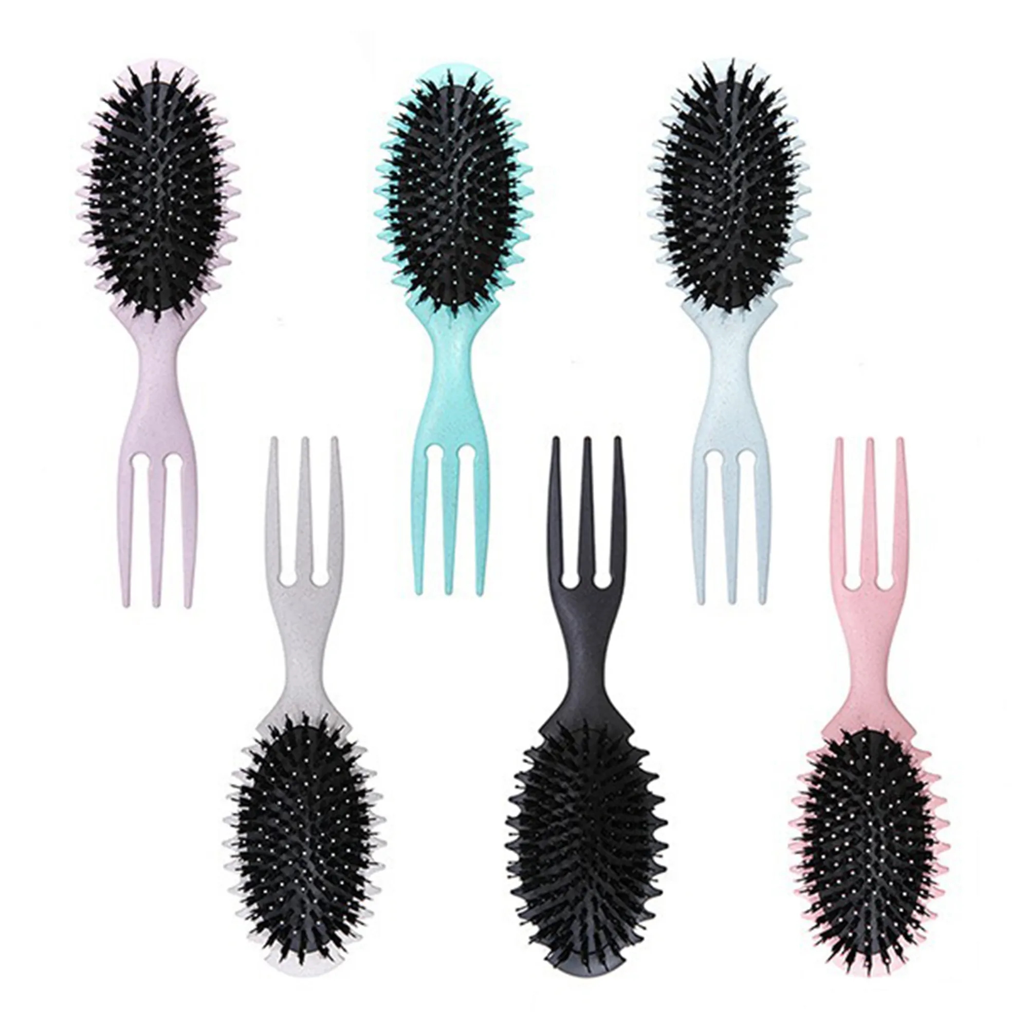 Triple Prong Air Cushion Hair Comb 1