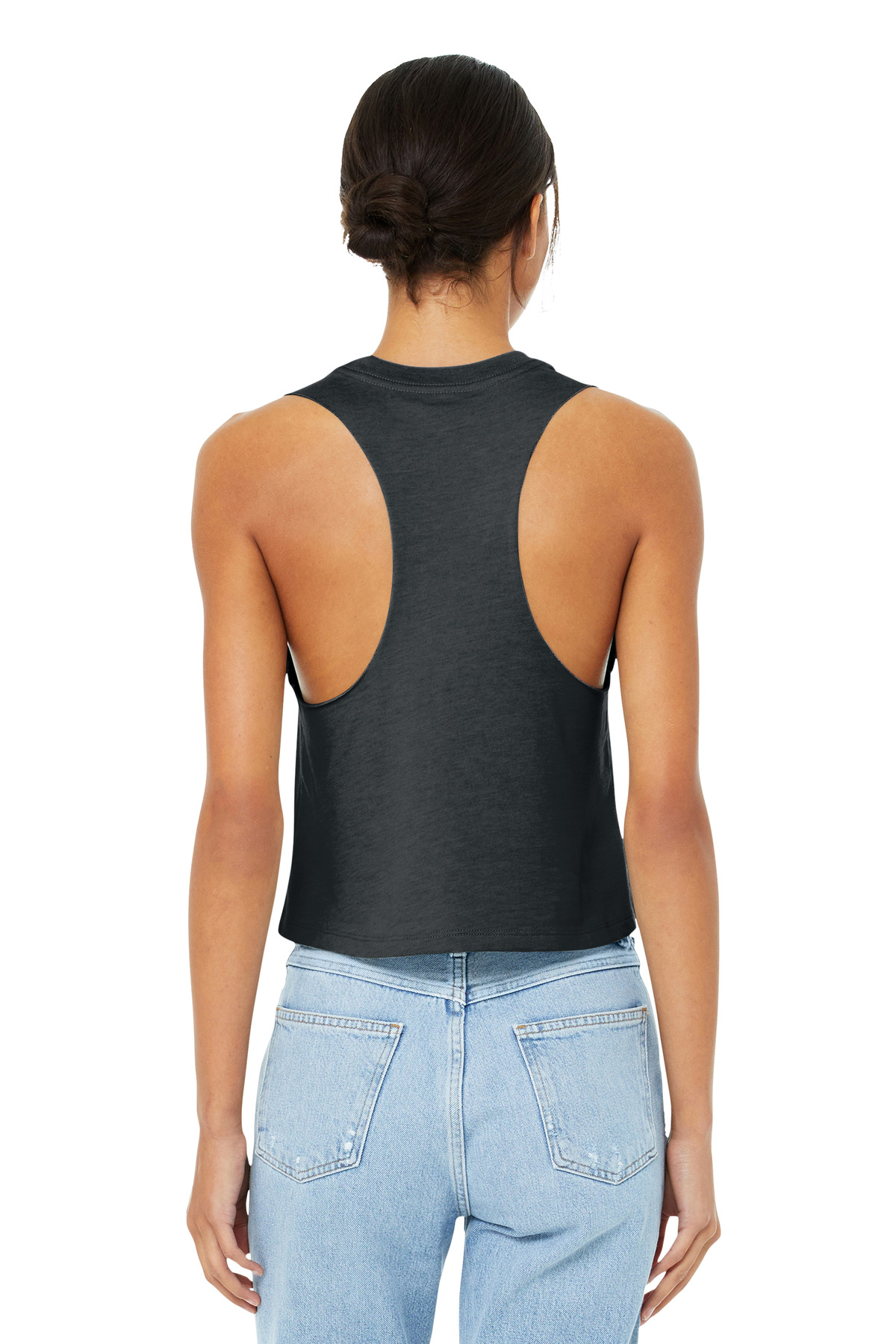 BELLA+CANVAS Women's Racerback Cropped Tank. BC6682 70