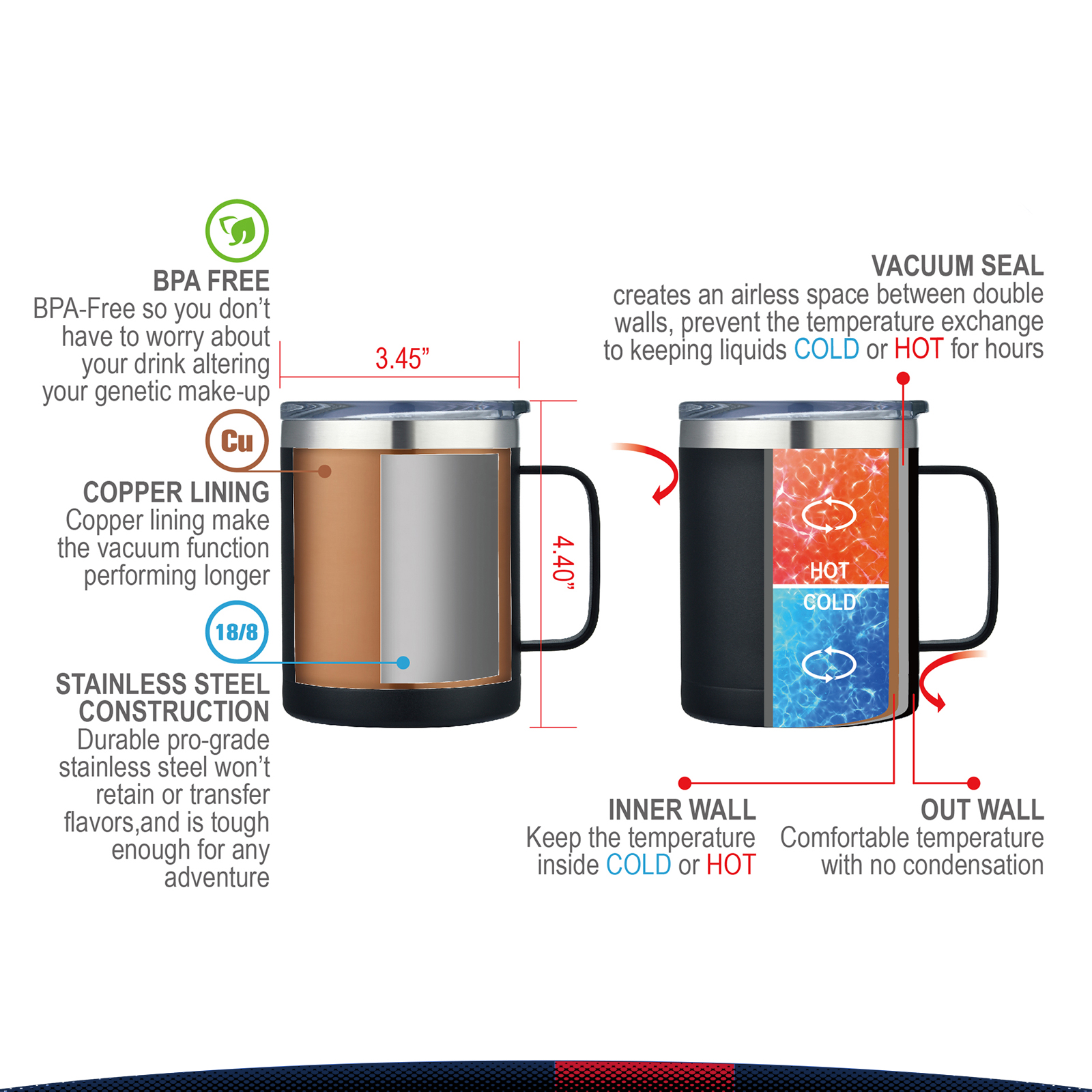 14 OZ. Mrink Stainless Steel Mug 10