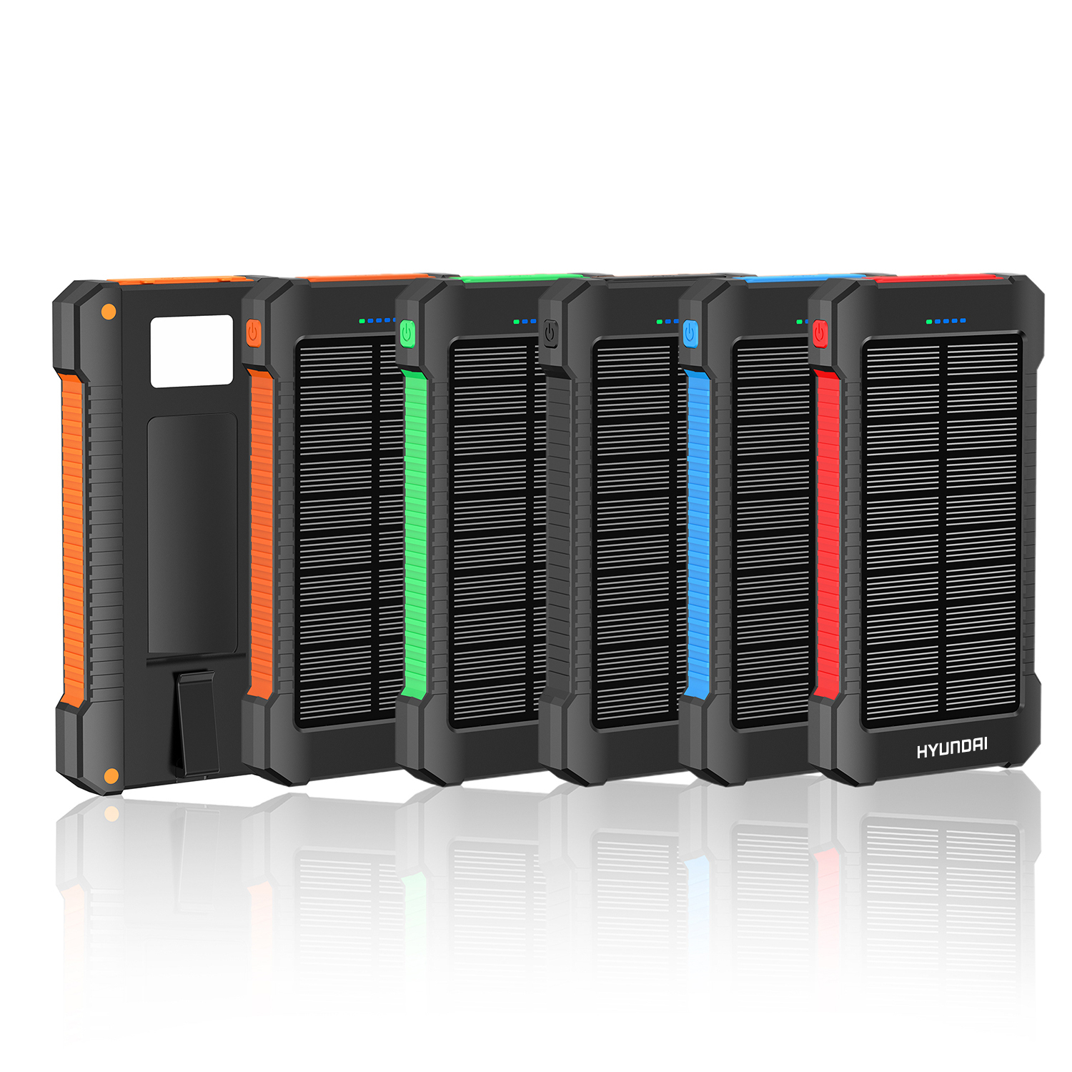 10000mAh Solar Phone Charger /Power Bank with Flash Light 2