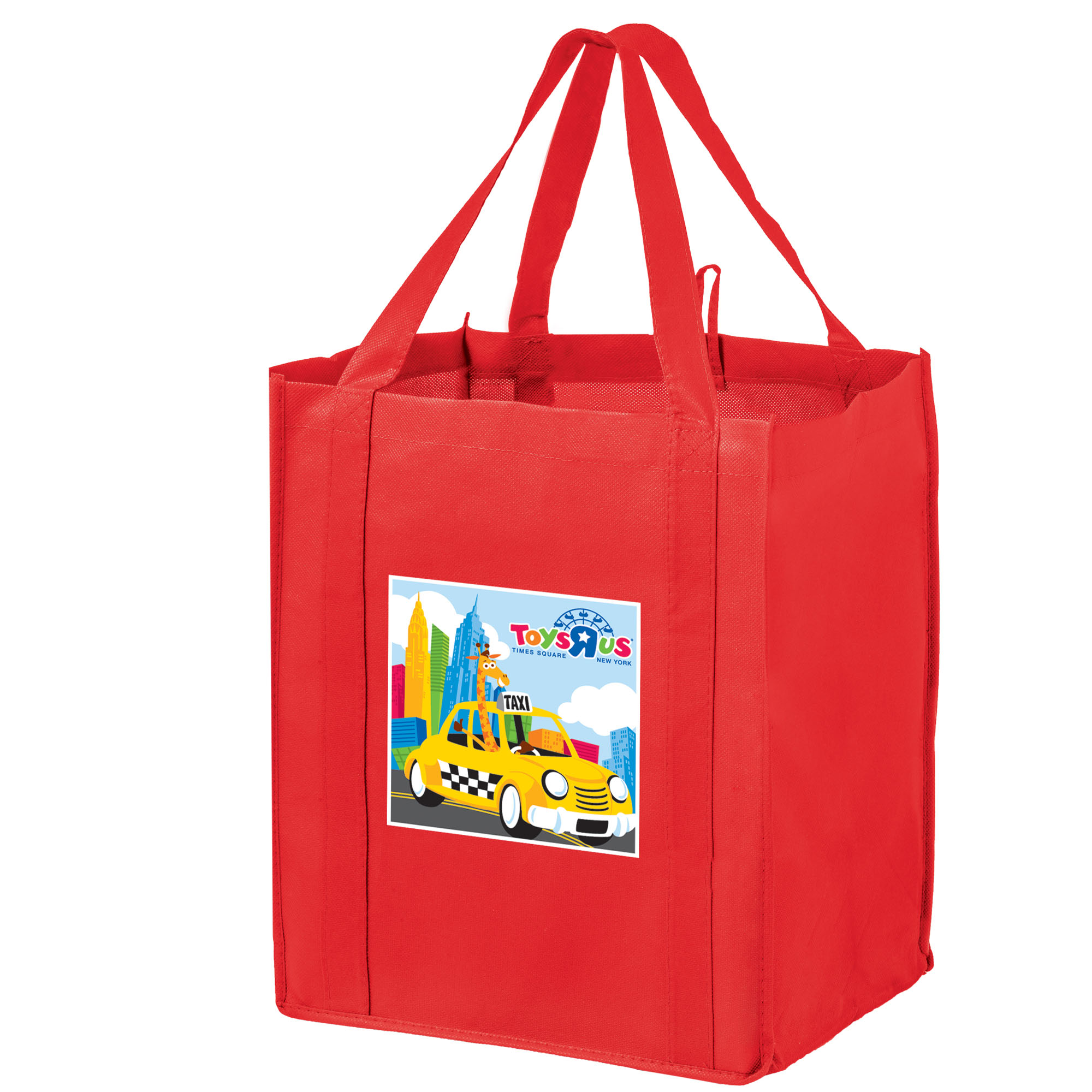 Non-woven Grocery/Wine Combo Tote 16
