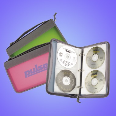 HARD COVER NEON COLOR RECTANGULAR CD HOLDER 2