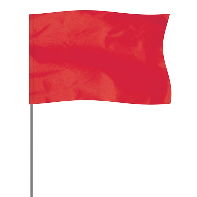 Red 5" x 8" Marker Flag on a 36" Wire 2