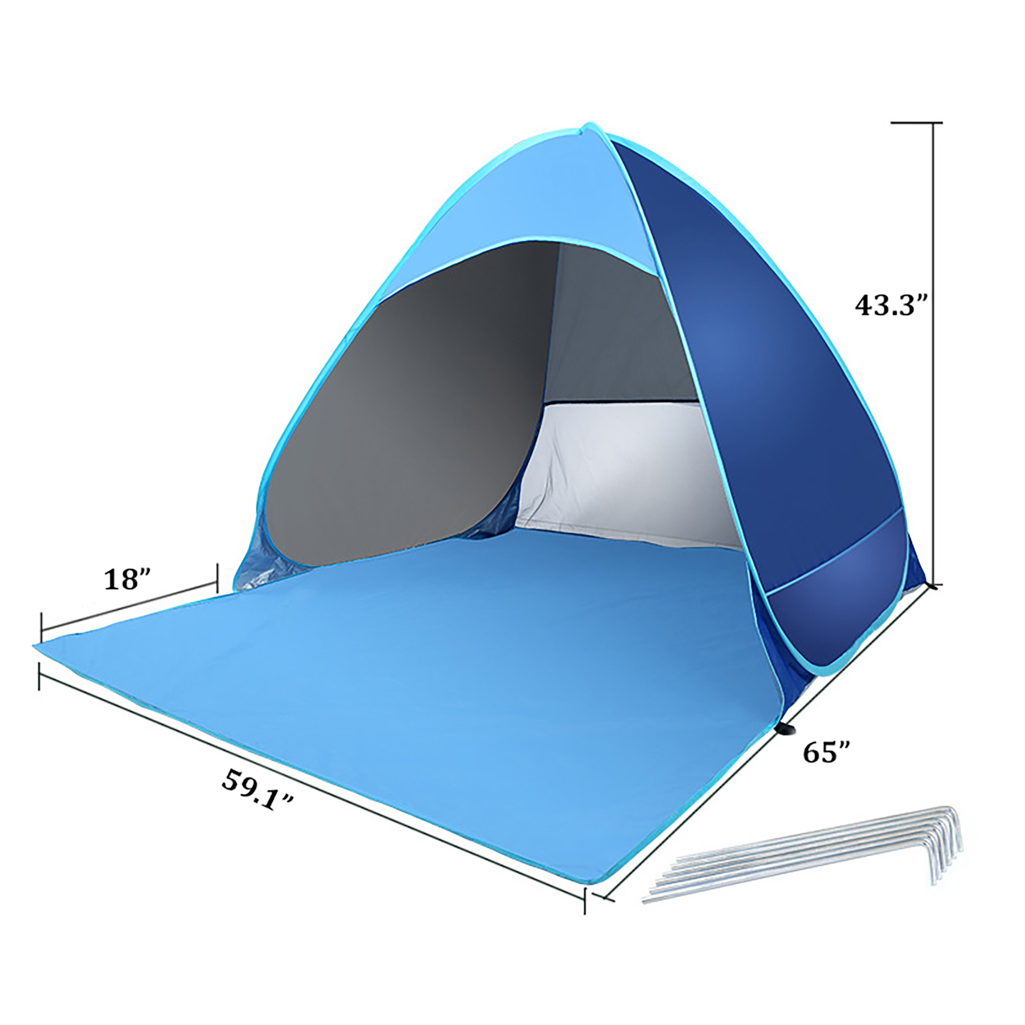 20MOQ Sun Shade Camping Beach Tent 3