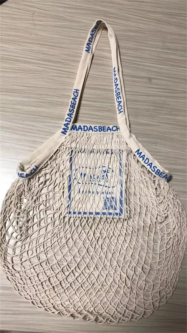 Mesh Cotton Tote, custom tote bag with logo imprint 7