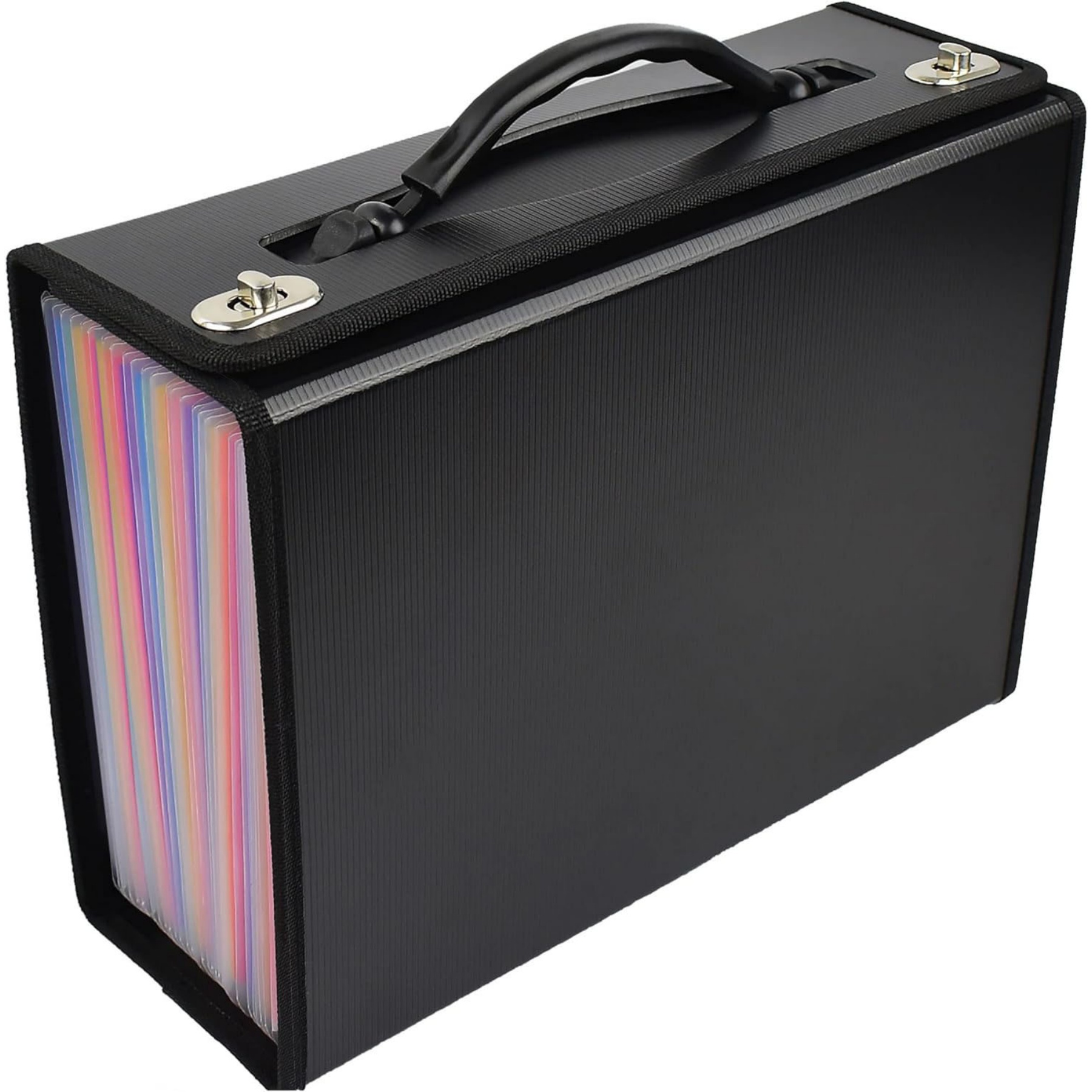 36 Pocket Double Lock Buckles Accordion File Organizer 5