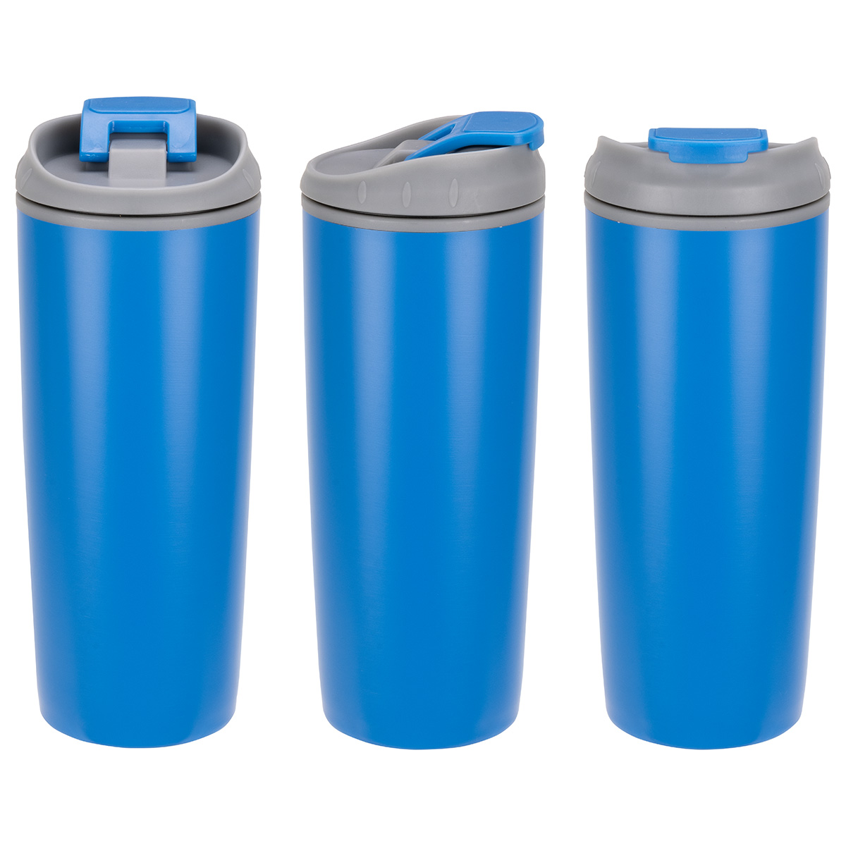 Olympia 17 oz Stainless Steel/Polypropylene Tumbler with Flip Top Lid 8