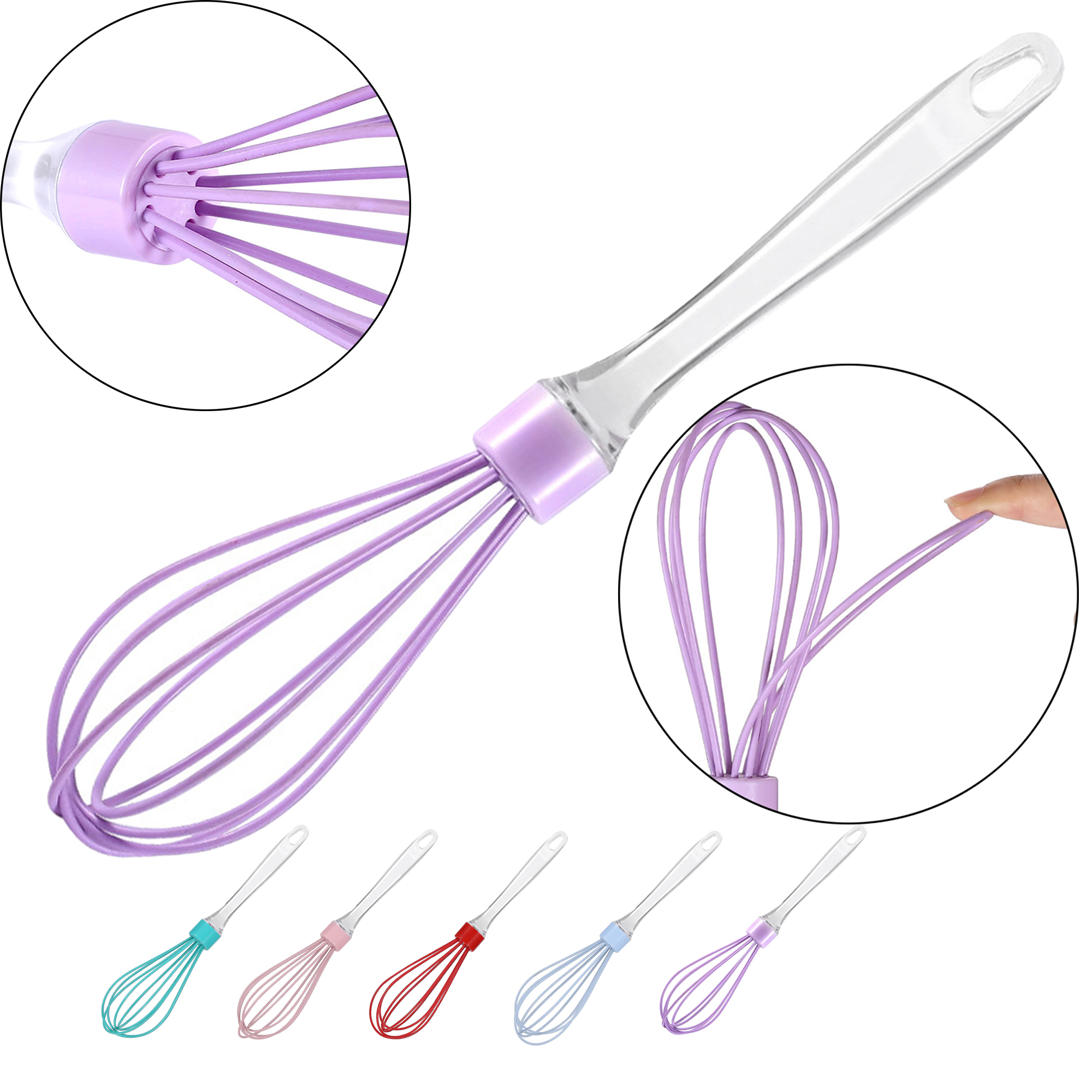 10" Silicone Cooking Whisk 2