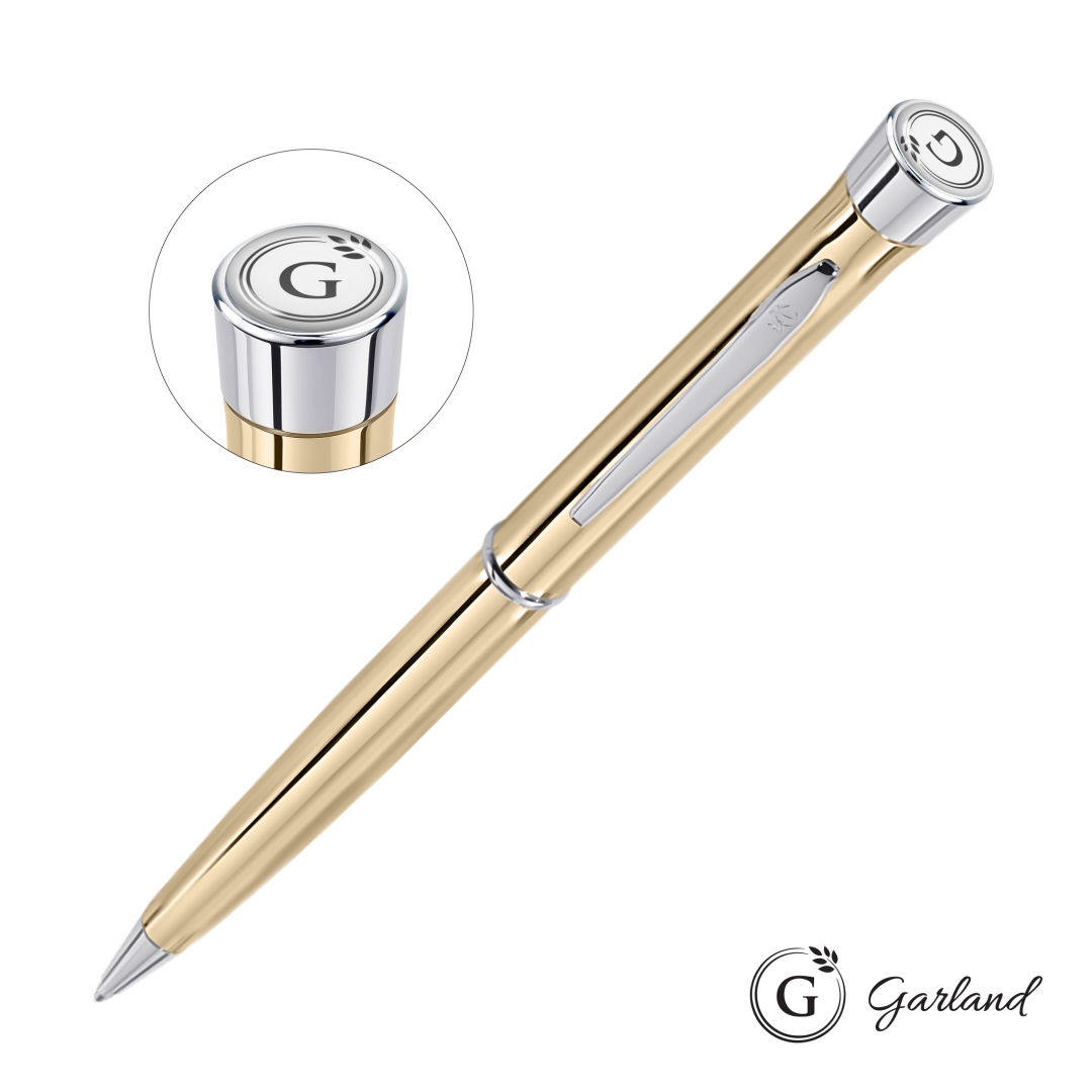 Garland® Signature Twist Ballpoint Pen - Gold Barrel 8