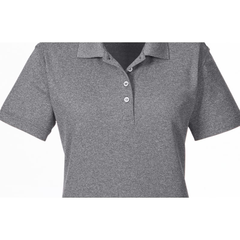 UltraClub Ladies' Heathered Piqué Polo 5
