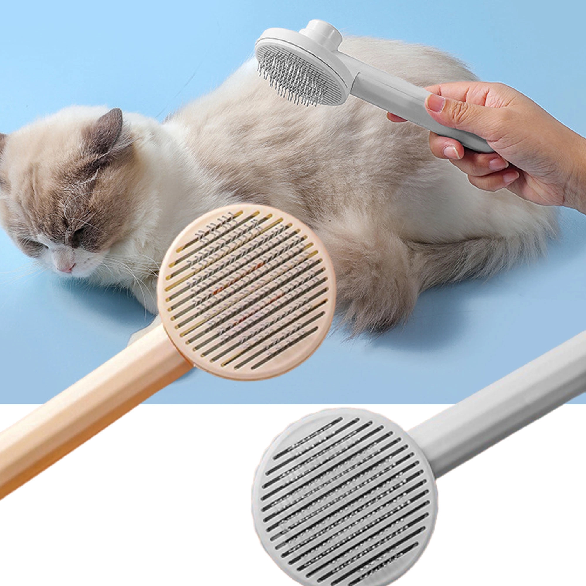 Self Cleaning Pet Brush 4