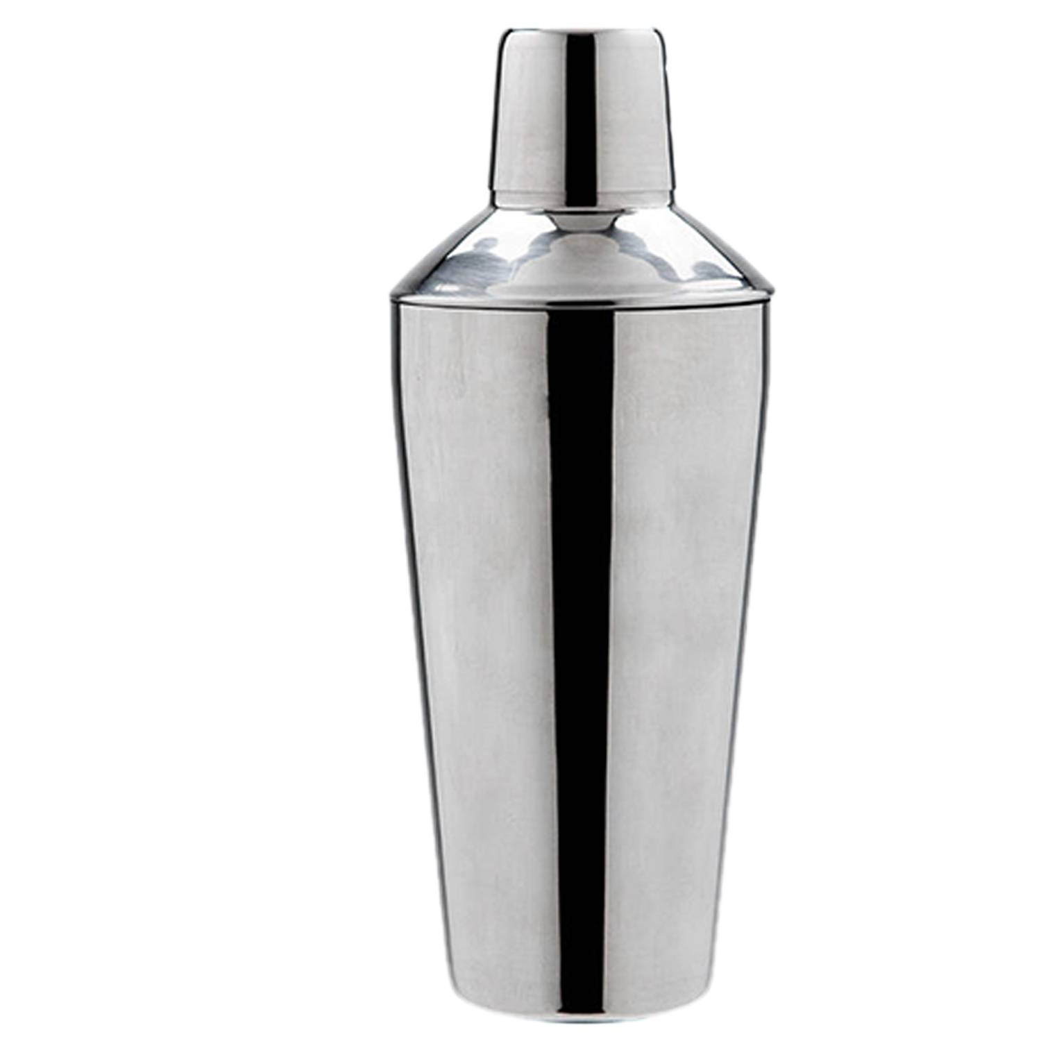 20oz Stainless Steel Cocktail Shaker w/ Built-in Strainer 4