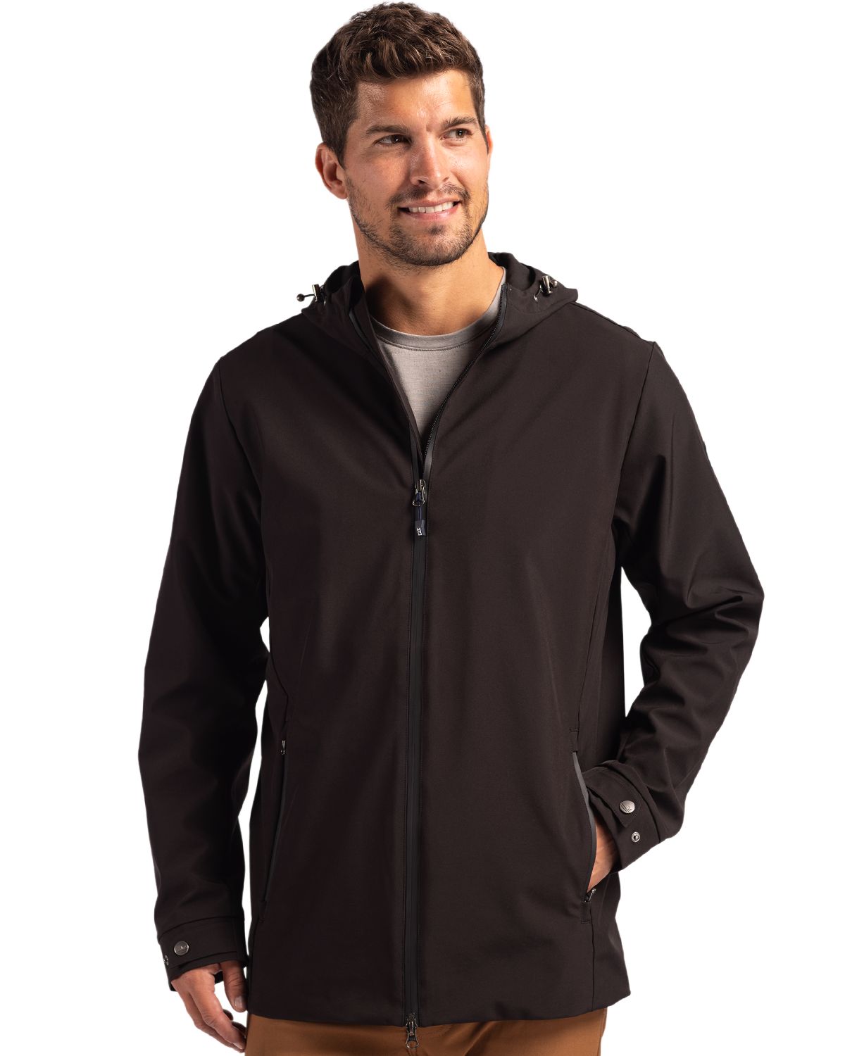 Camano Everyday Stretch Recycled Mens Water Resistant Jacket