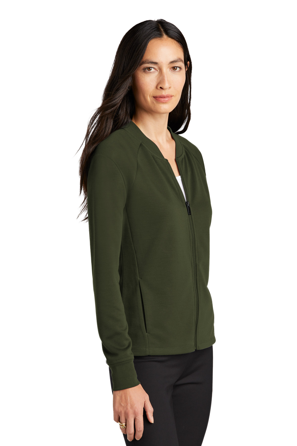 Mercer+Mettle Women's Double-Knit Bomber MM3001 26