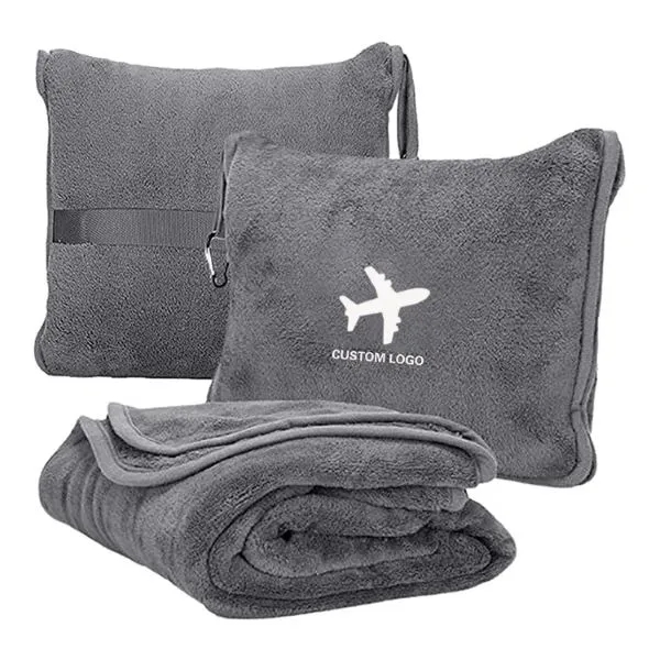Custom Travel Blanket and Pillow Set 9