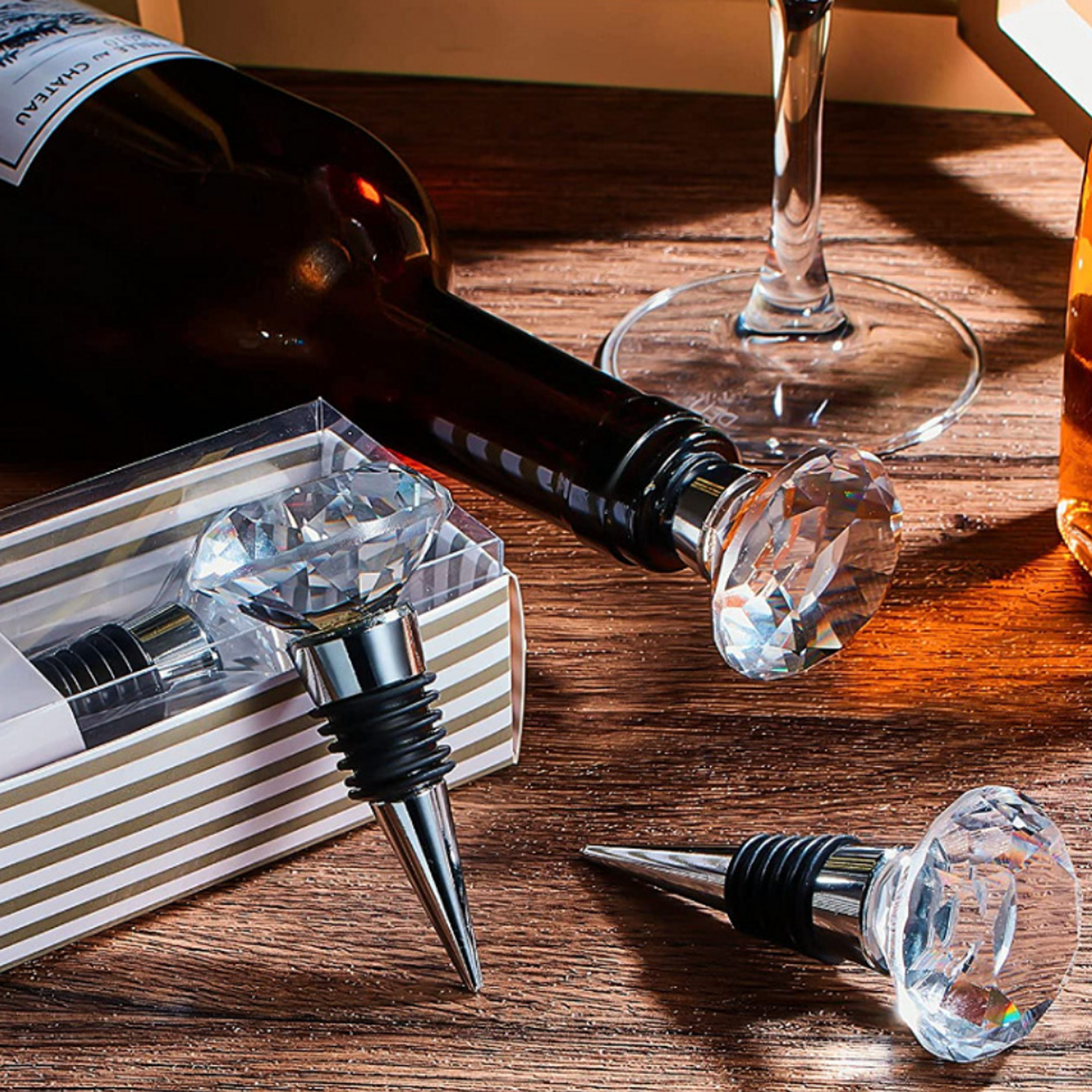 Crystal Wine and Beverage Bottle Stopper 5