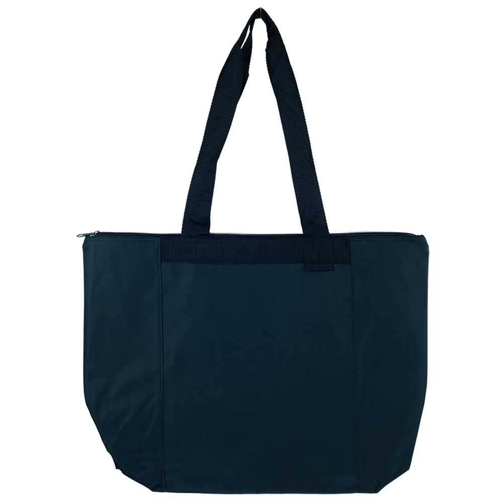 Poly Zippered Tote Bag w/ Heavy Vinyl Backing 4