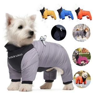 Waterproof Puppy Clothes Warm Cotton Clothes Pet Clothing 8