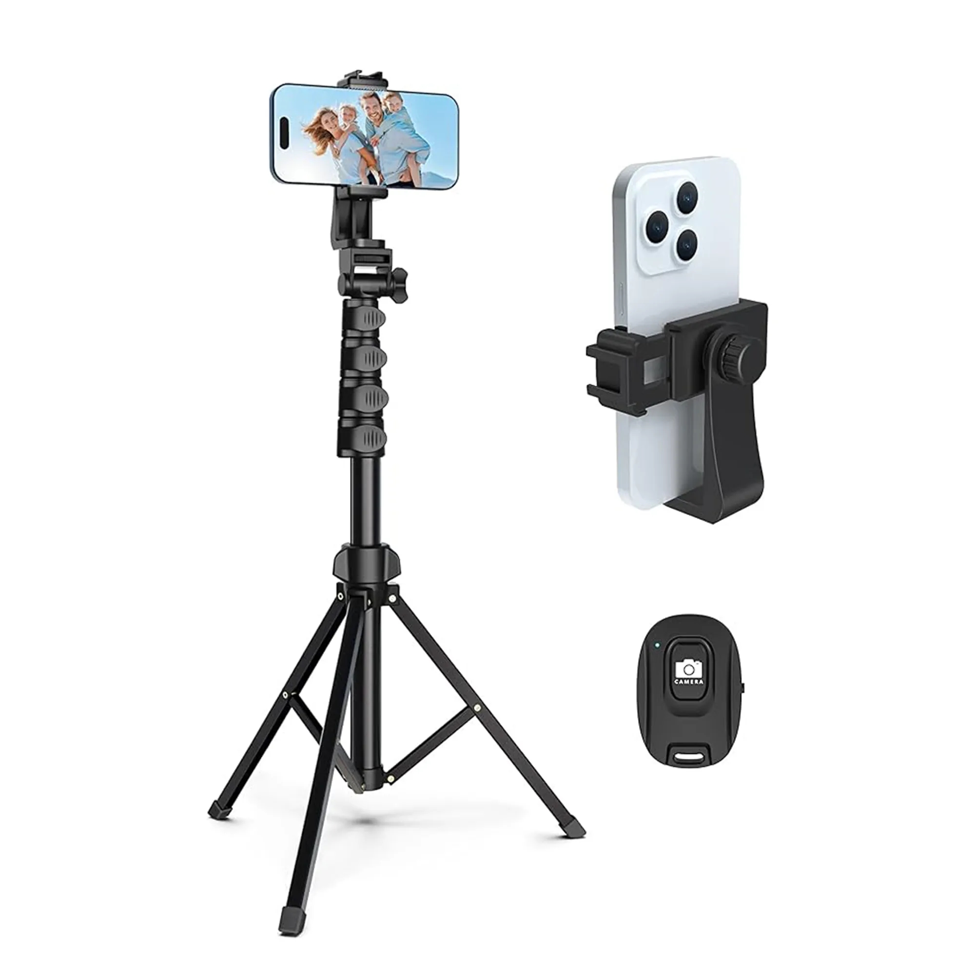 64-Inch Tripod for Mobile Phone and Camera with Remote Contr 4
