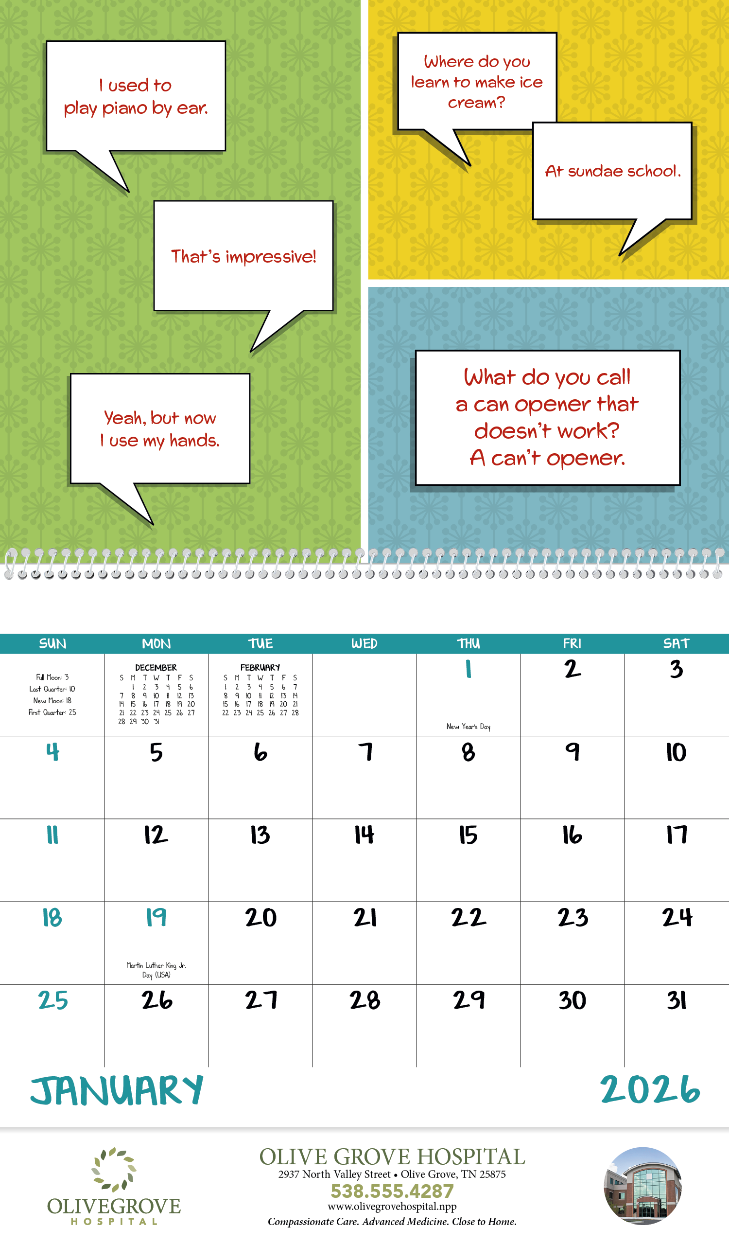 Good Value™ Dad Jokes - Spiral Calendar 4