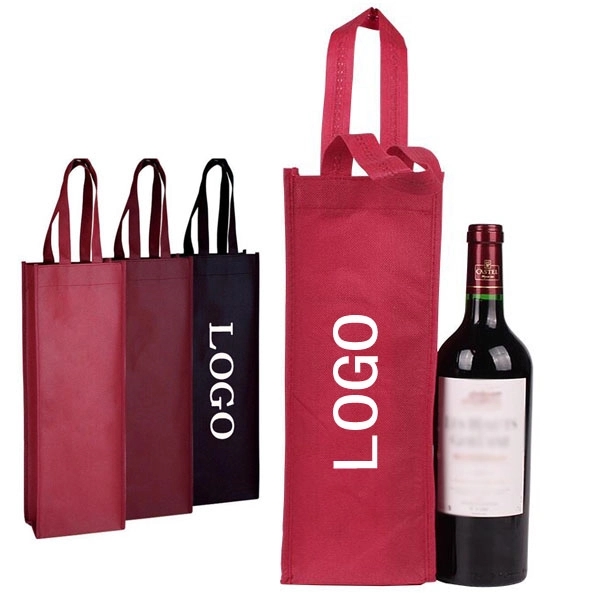 Non-Woven Single Wine Bottle Bag 4