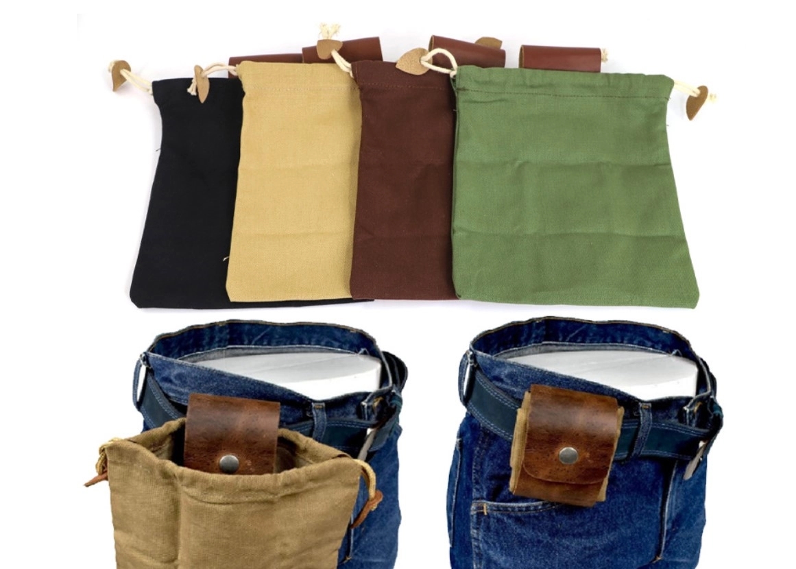 Foldable Fruit Picking Pouch Waist Foraging Bag 2