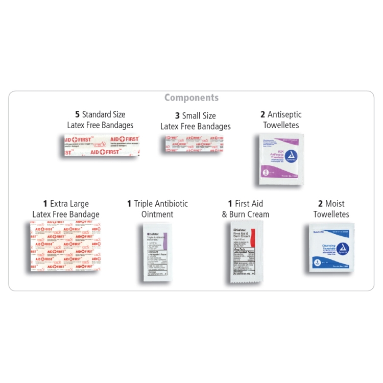 "PARK DOC" 16 Piece All Purpose First Aid Kit 7