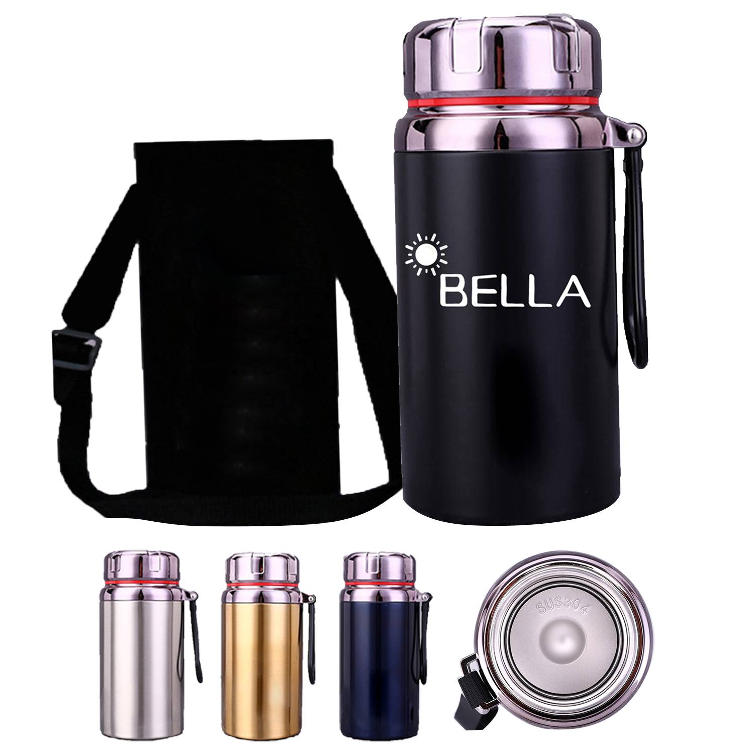 Stainless Steel Insulated Portable Travel Water Bottle