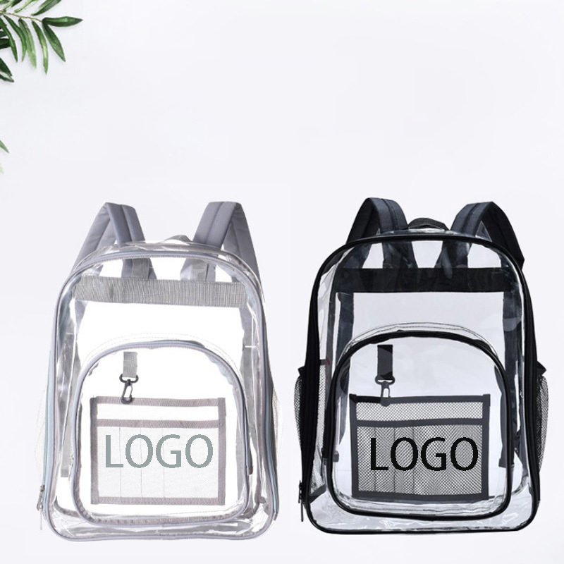 Clear PVC Backpack for Women Men 11