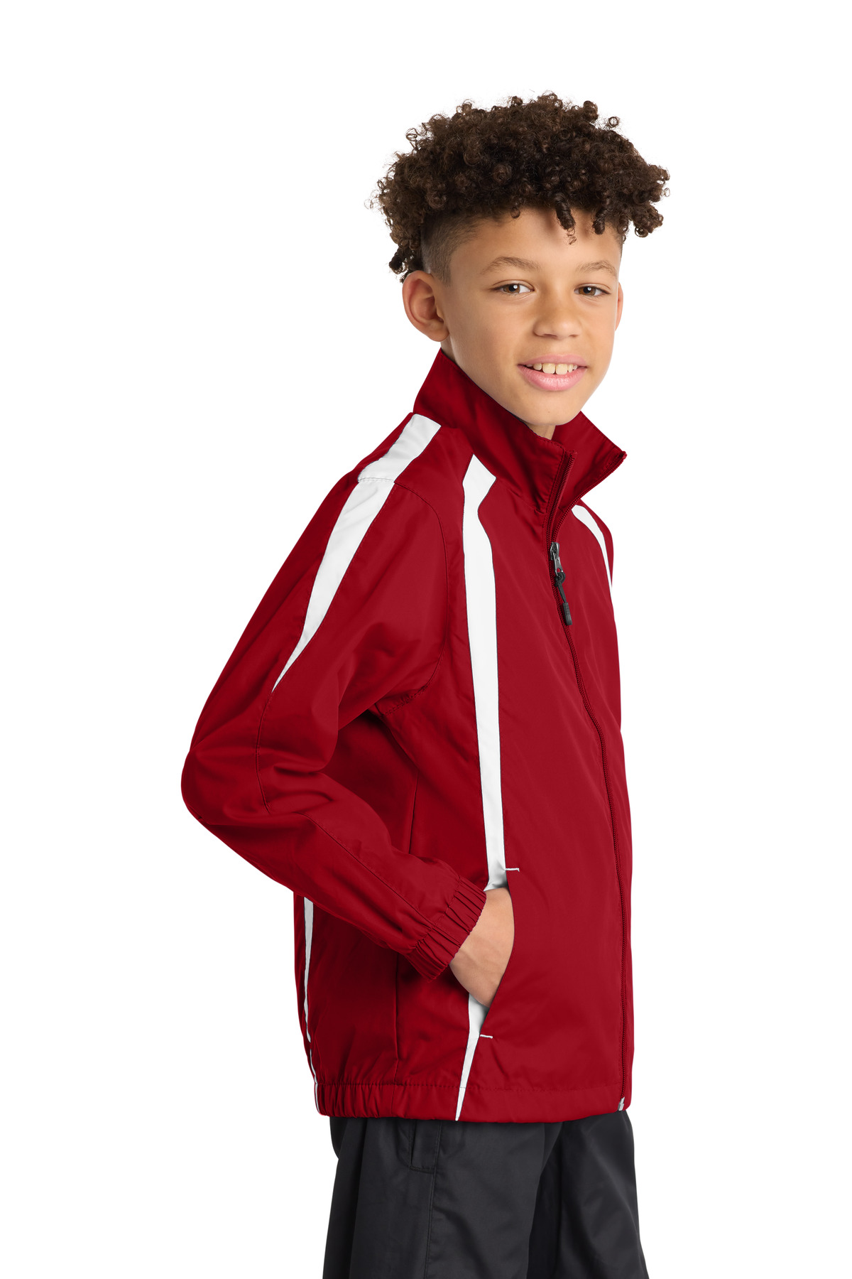 Sport-Tek Youth Colorblock Raglan Jacket. YST60 38