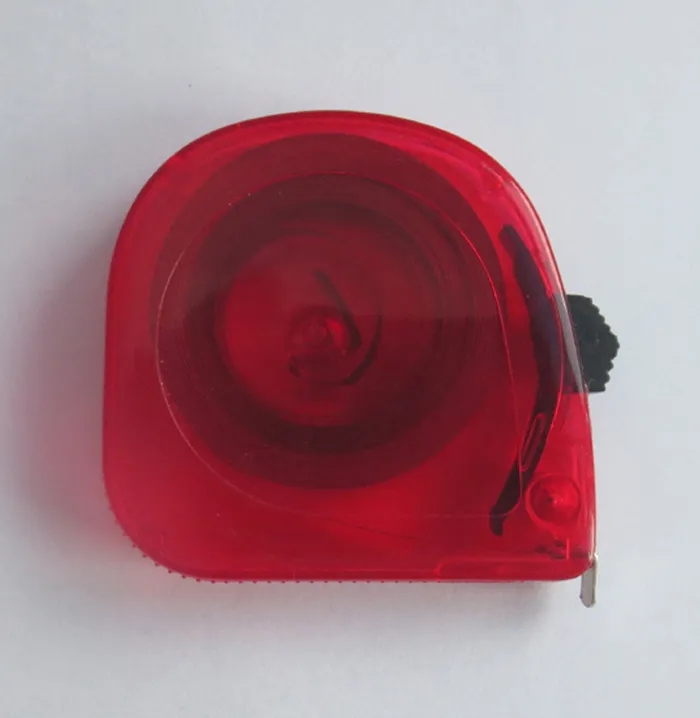 Mini Steel Tape Measure with Transparent Plastic Shell 2