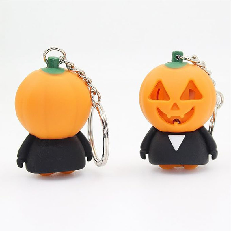 Halloween Pumpkin Man Keychain 3