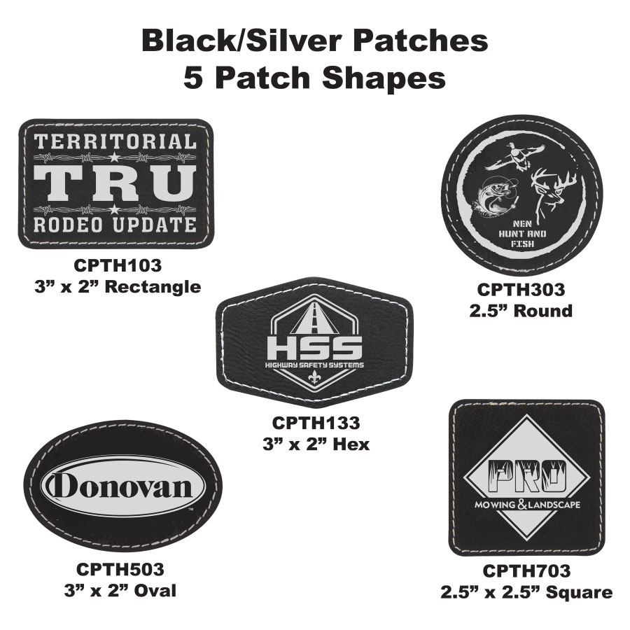 Richardson 112FPC Champ 5-Panel Snapback Trucker Hat w/Leatherette Adhesive Patches or Embroidery 38