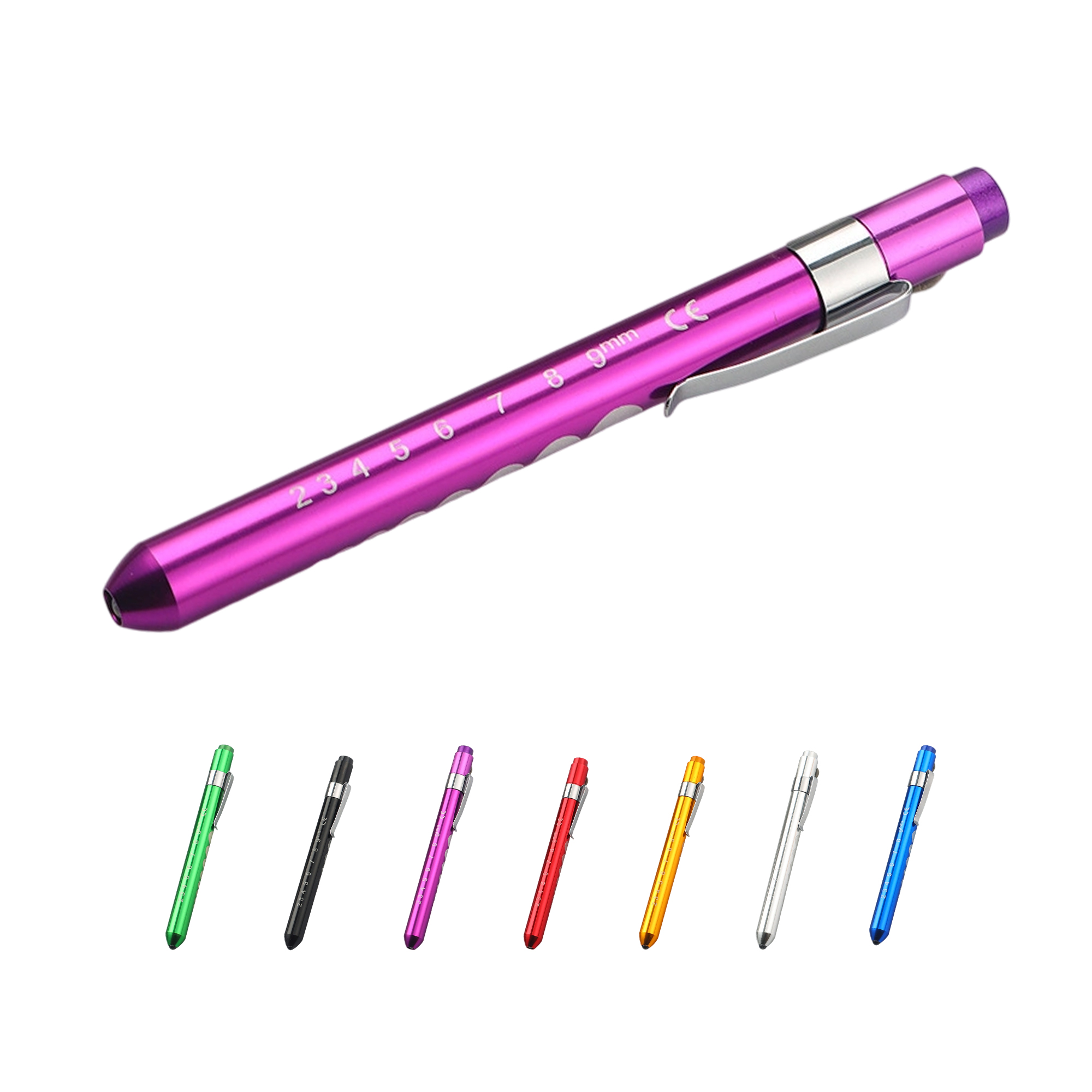 Reusable Medical Pen Light With Pupil Gauge 5.4" 6