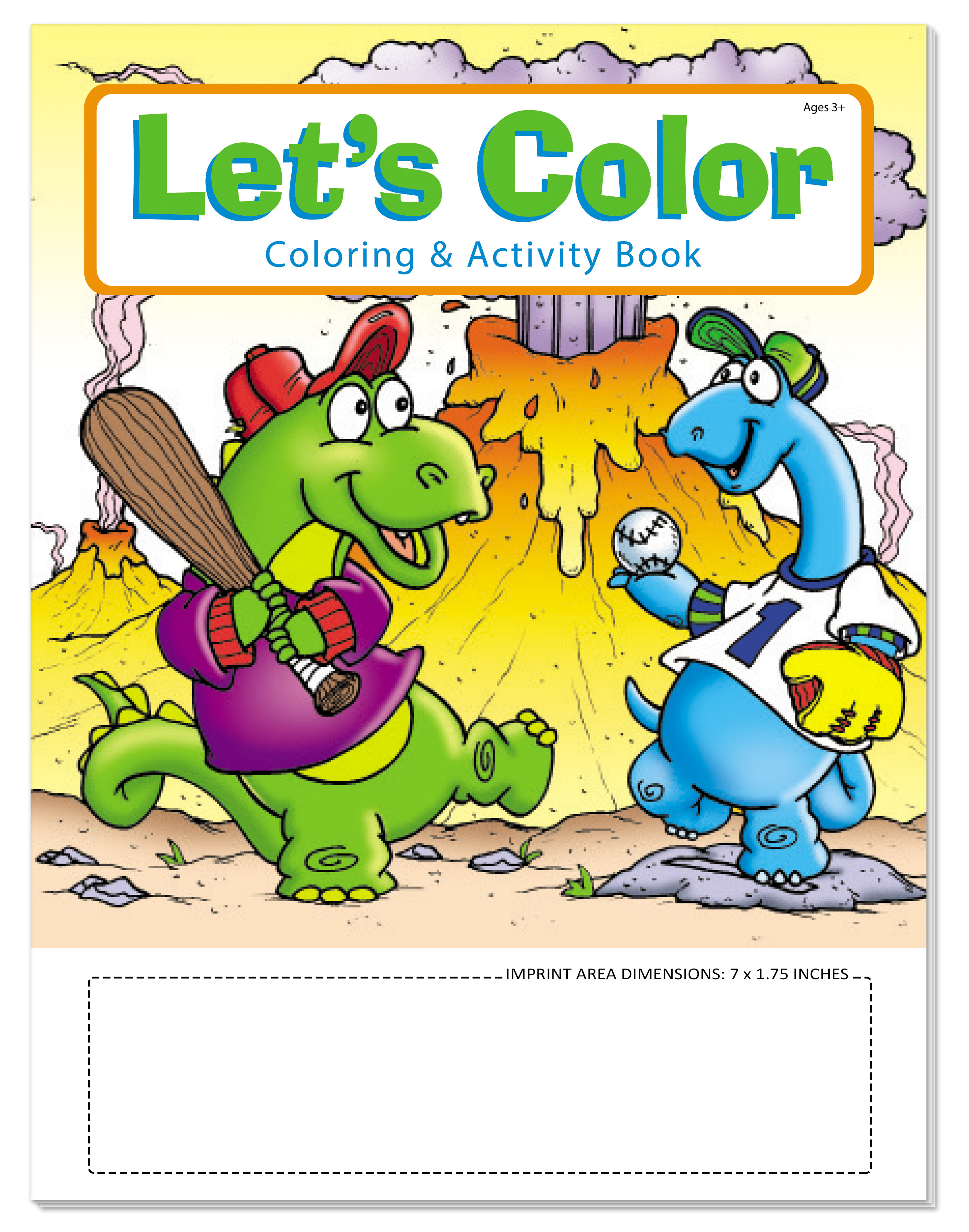 COLORING SET - Let's Color Coloring Book Fun Pack 7
