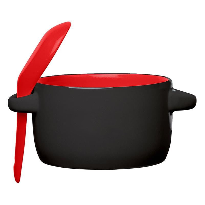 12Oz Soup Bowl With Spoon 4