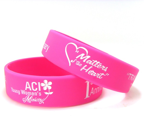 Sprinters 3/4" Custom Silicone Bracelet - Colorful 1