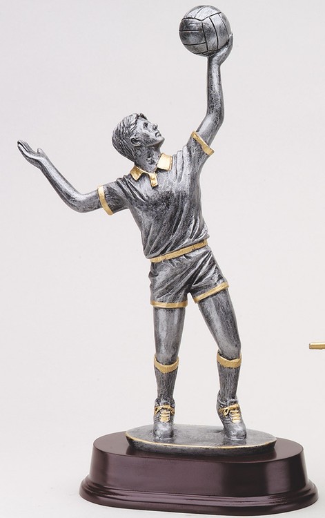11" Tall Volleyball Male Figure Award 2