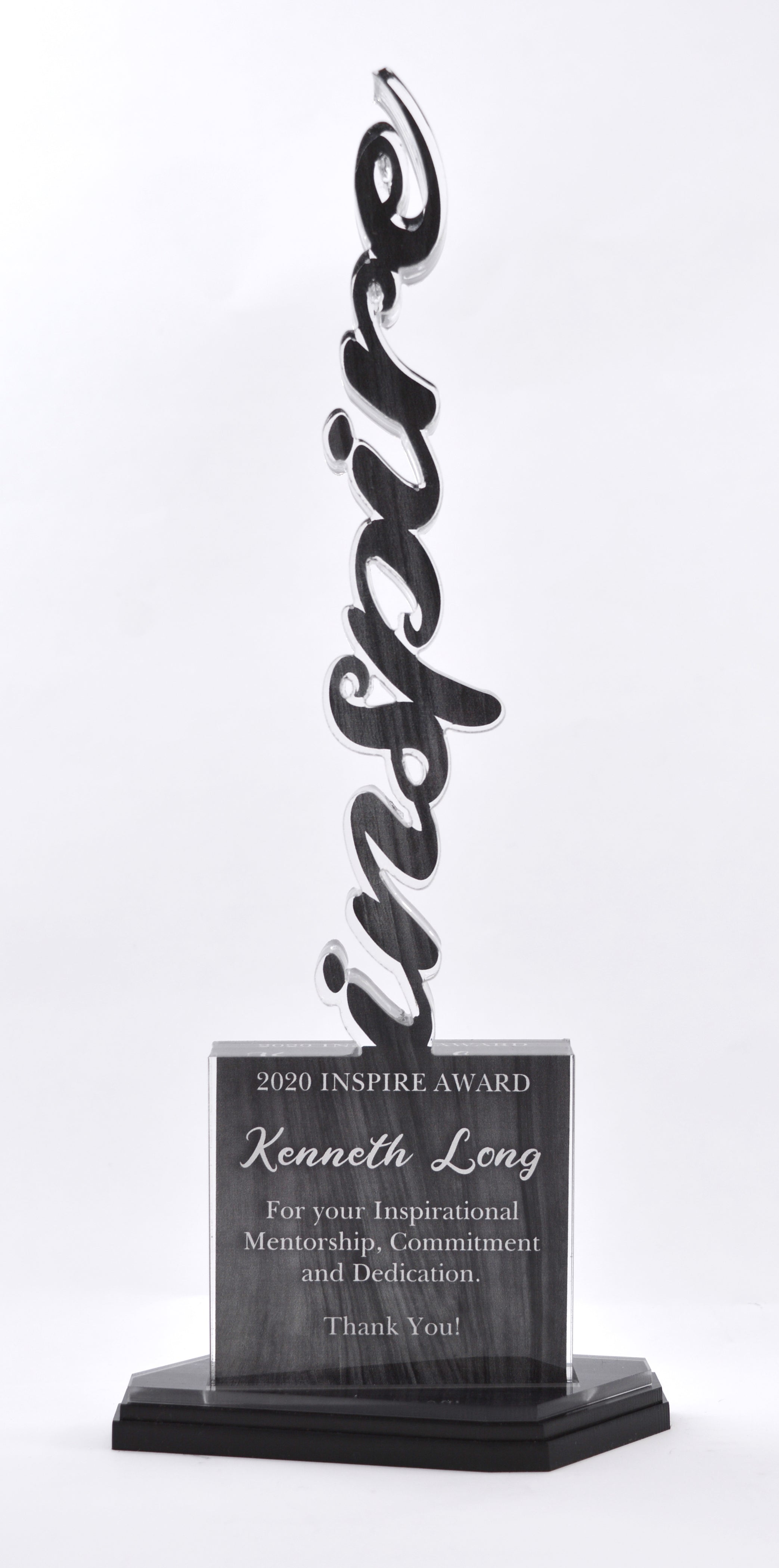12" Vertical Word Full Uv Print 3