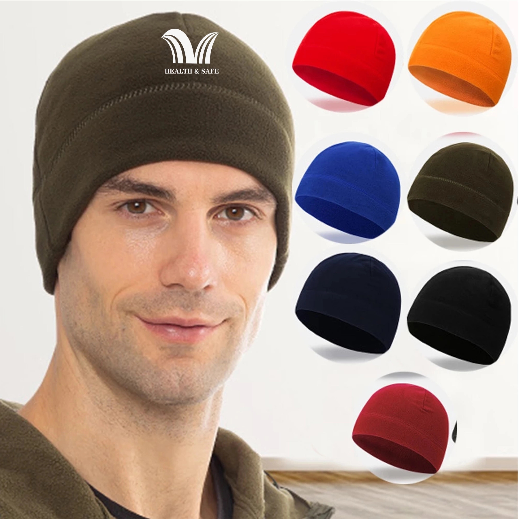 Winter Windproof Fleece Beanie Cap 1