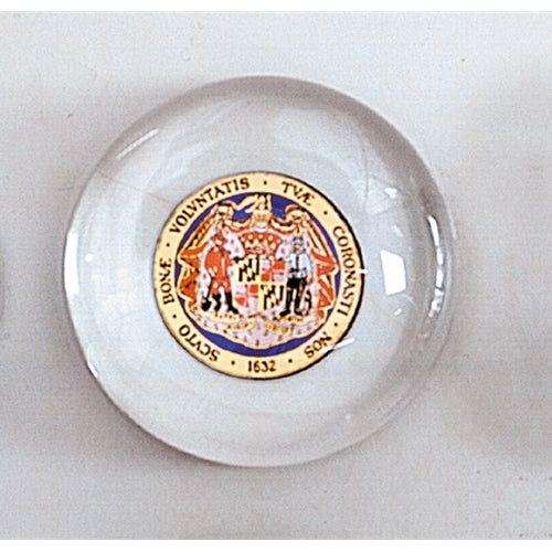 3" Glass Domed Paperweight 2