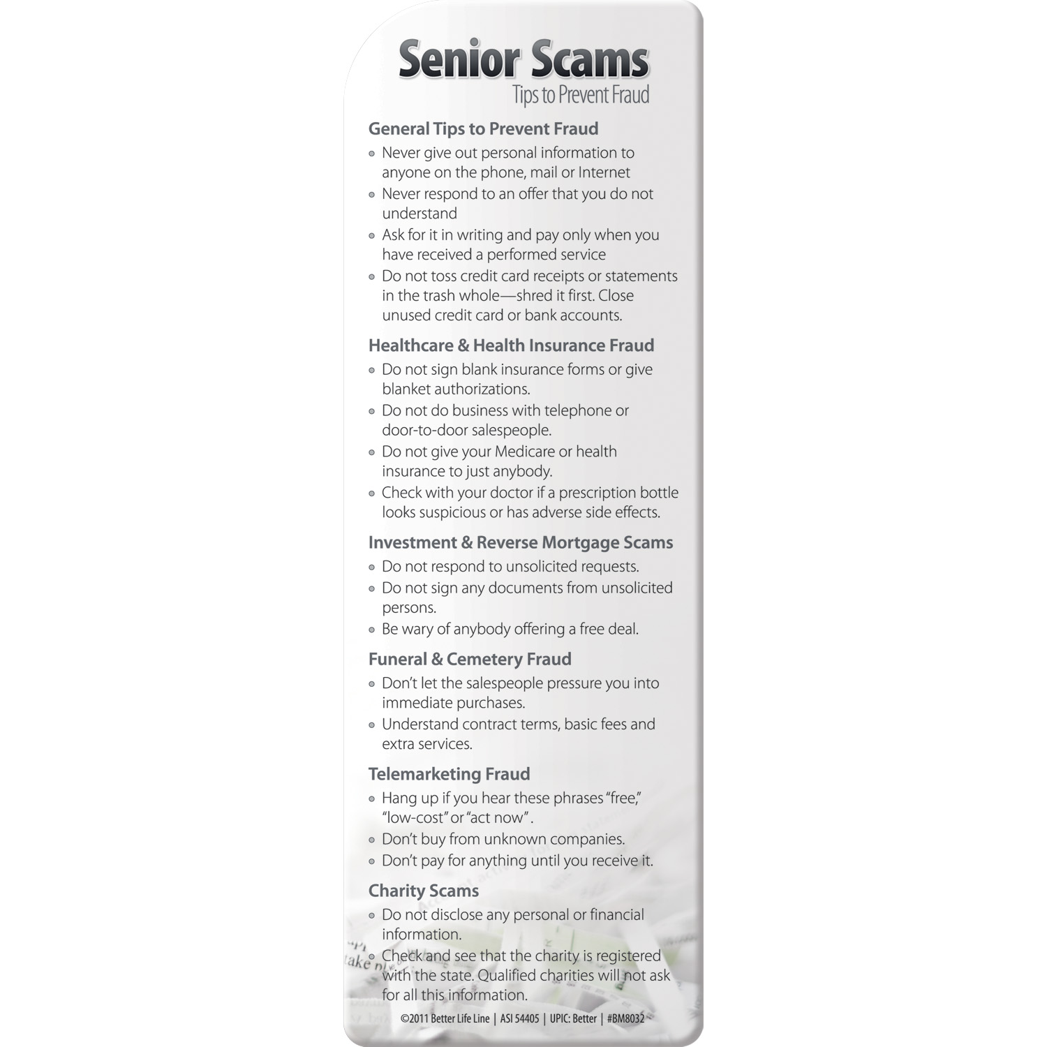 Bookmark - Senior Scams: Tips to Prevent Fraud 1