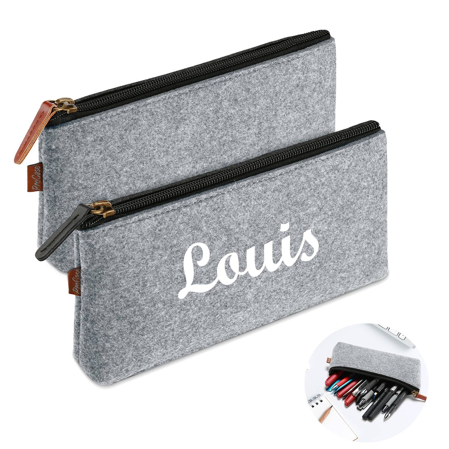 Square Felt Pencil Bag 2