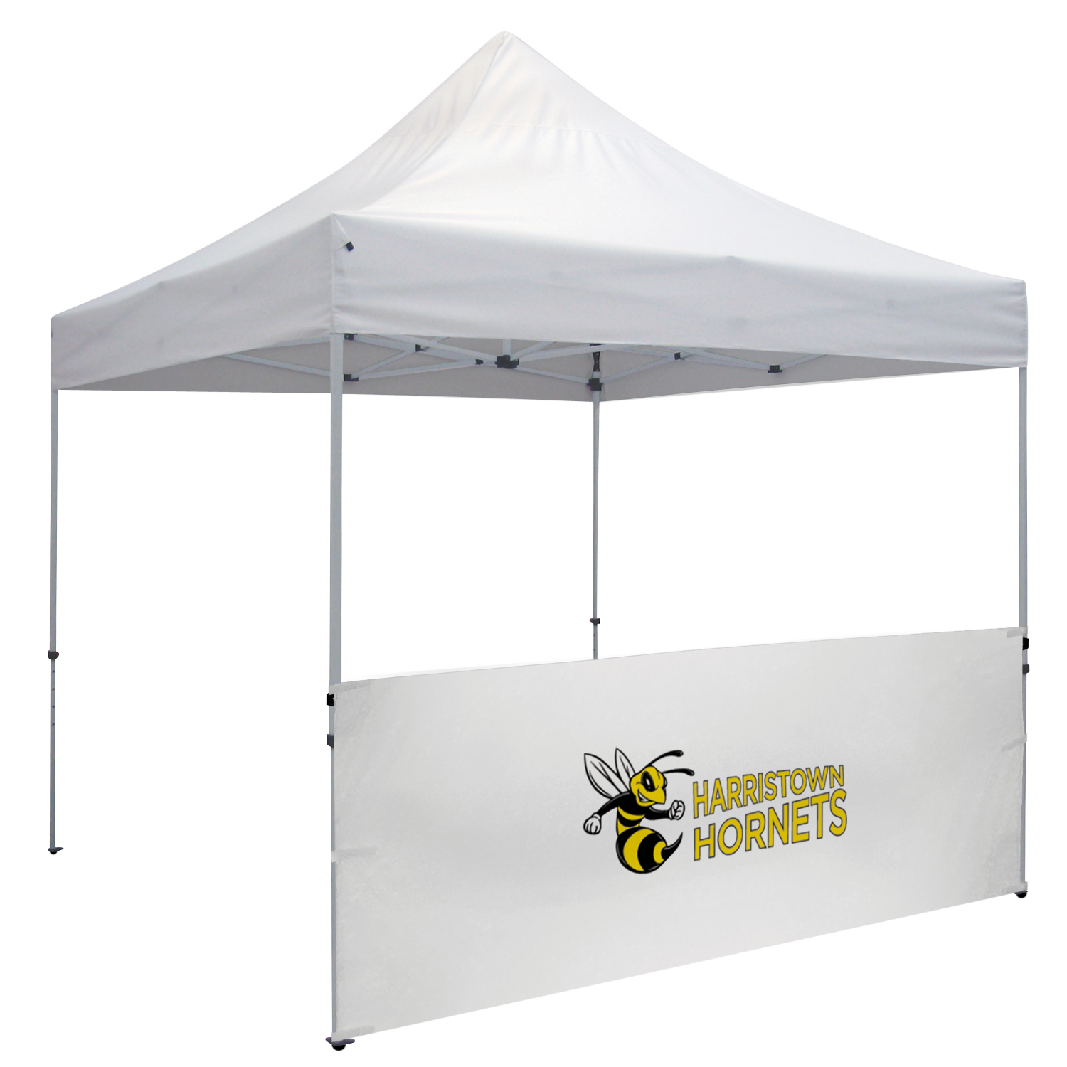 10' Standard Tent Half Wall Kit (Full-Color Imprint) 2