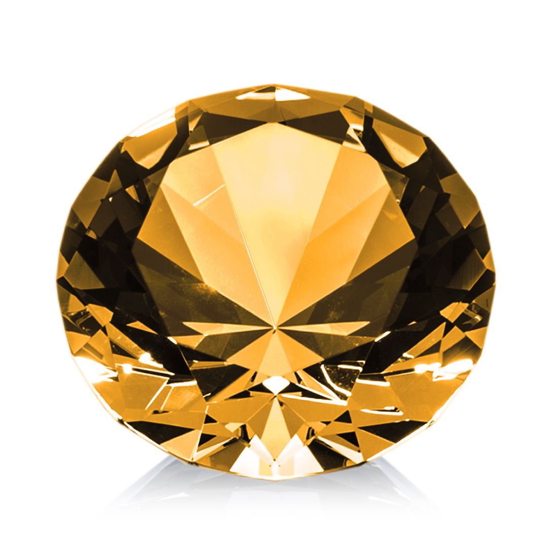Optical Gemstone Award - Amber 16