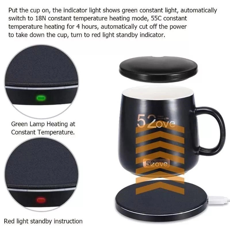 2 in 1 Mug Warmer with Wireless Charger 2