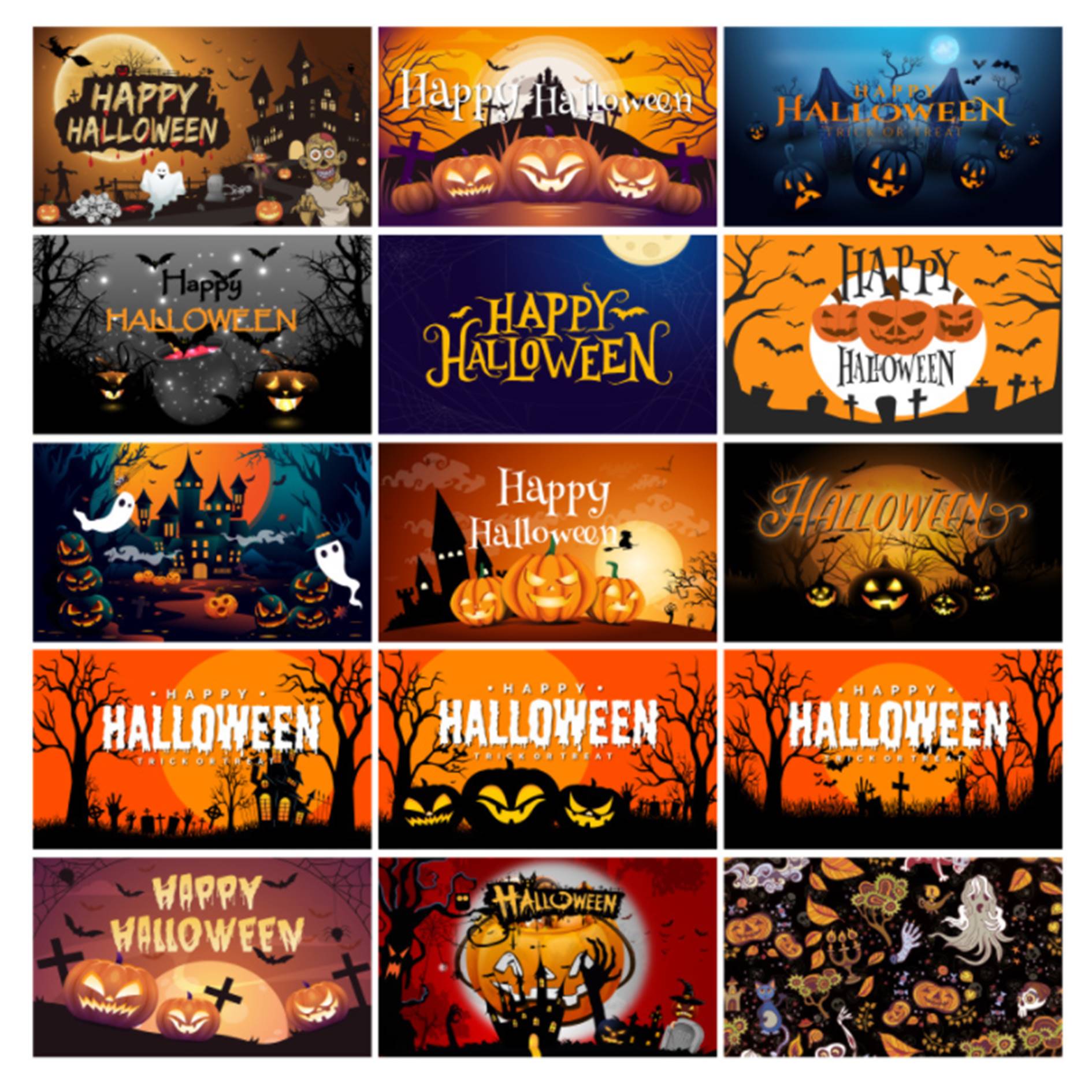 Custom Halloween Banner Festival Decoration 2