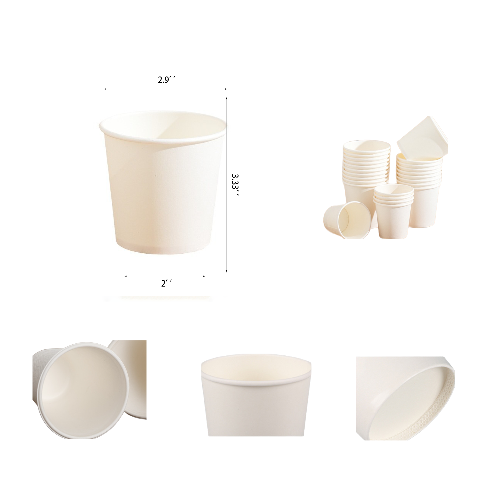 9oz Custom Disposable Paper Cup 2